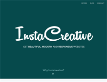 Tablet Screenshot of instacreative.com